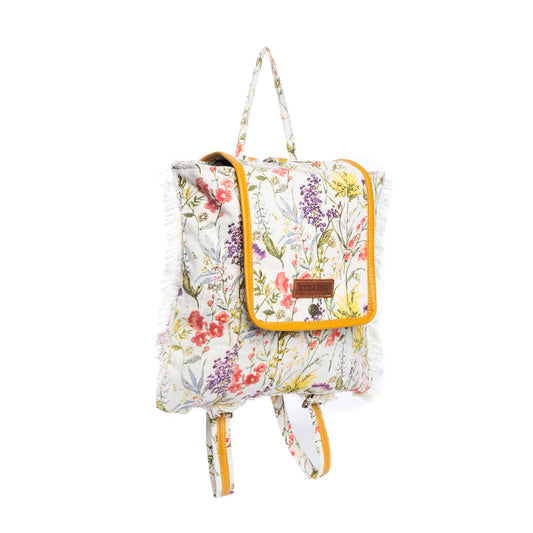Floral Backpack Flower Print Bag Women's Backpack Purse
