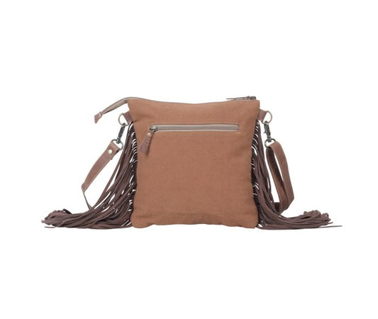 Western Hera Leather Fringe Saddle Bag