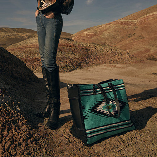 Riverbend Serape Weekender Bag