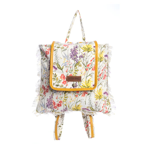 Floral Backpack Flower Print Bag Women's Backpack Purse