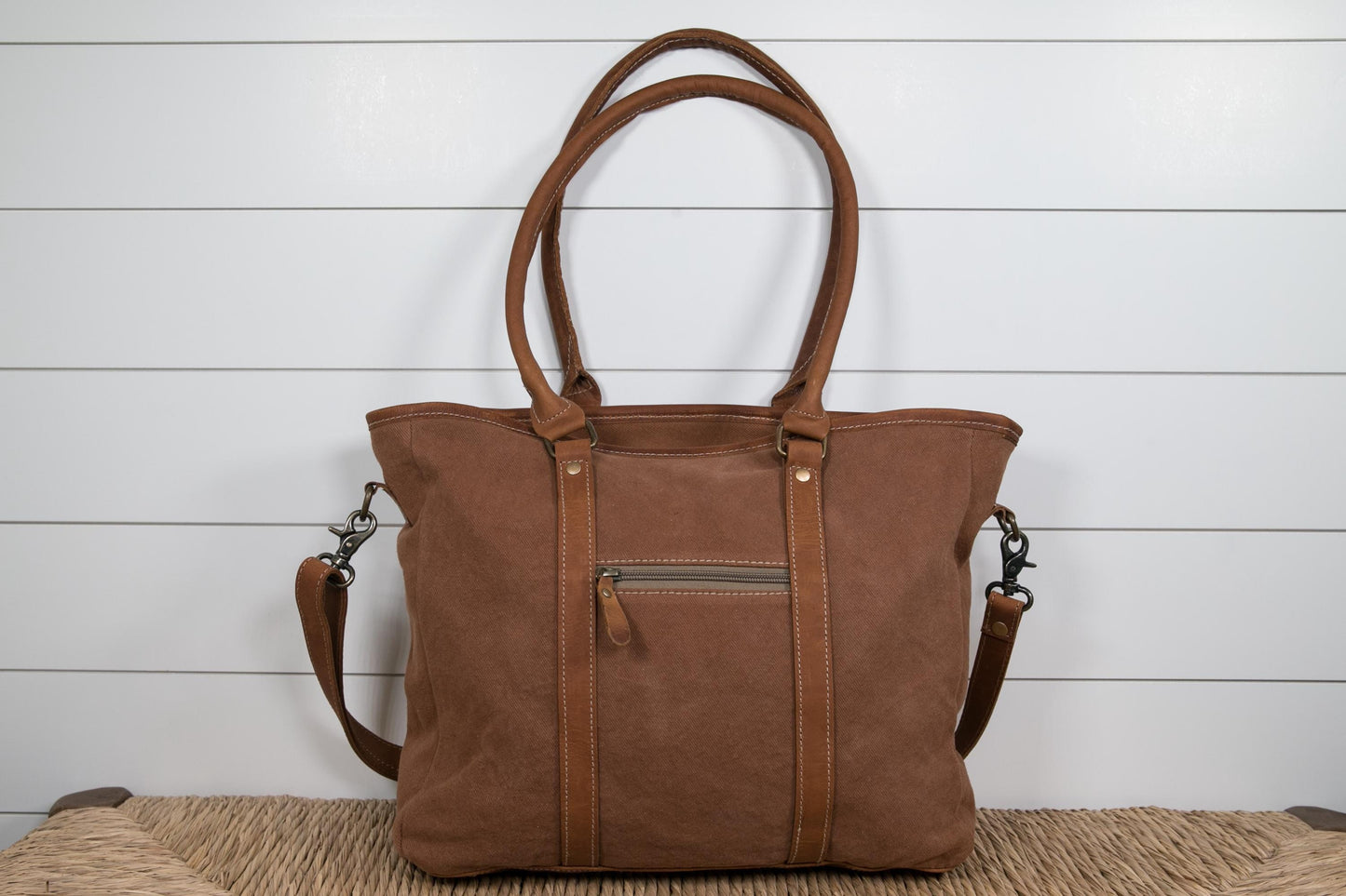 Scarlett Hand-tooled Leather Tote Bag