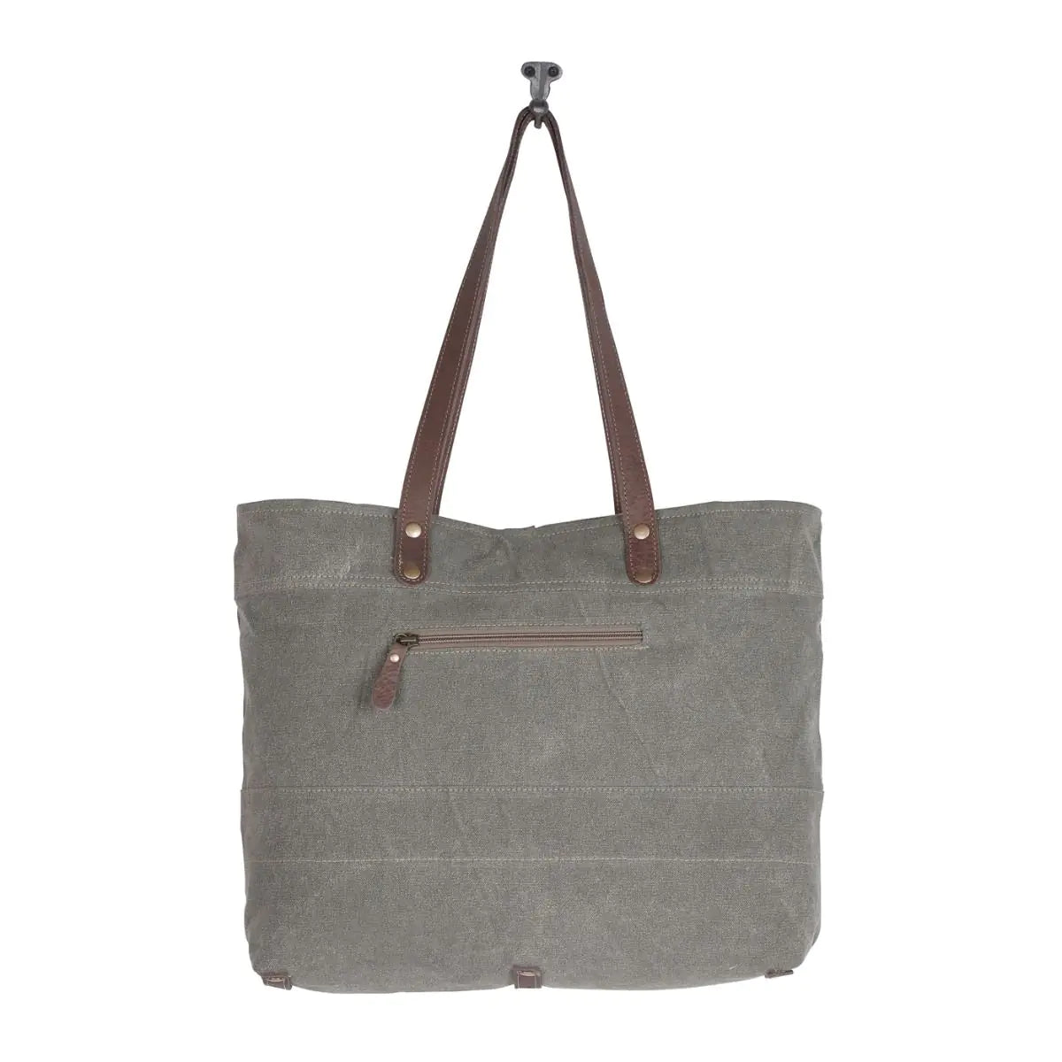 Upcycled Canvas Tote Bag